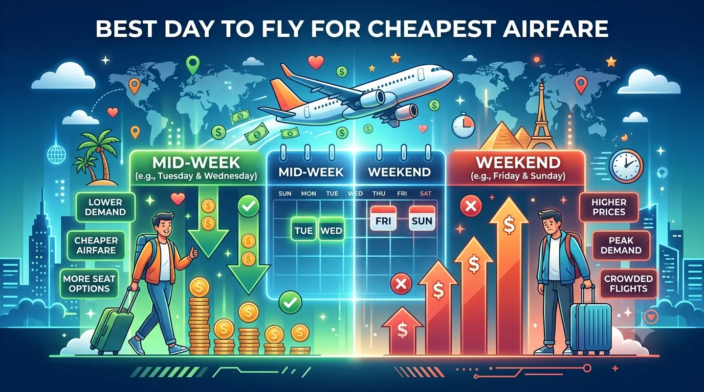 Best Day to Fly for Cheapest Airfare: Google Flights Report Insights — illustrative featured image