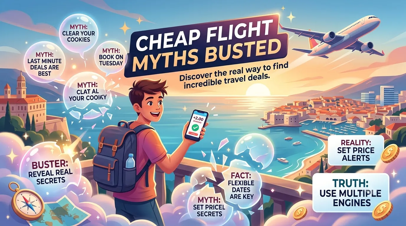 Cheap Flight Myths Busted: What Actually Works in 2026 — illustrative featured image