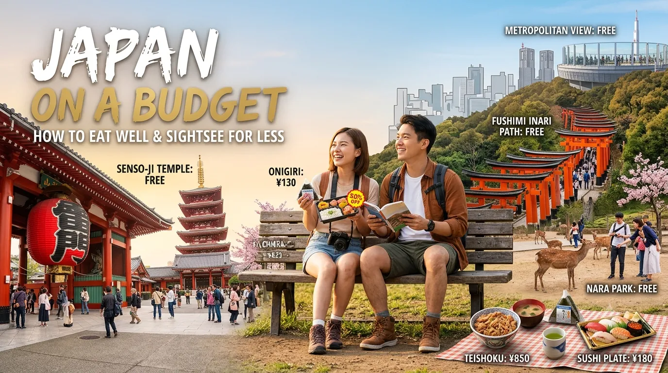 Japan on a Budget: How to Eat Well and See the Sights for Less — illustrative featured image